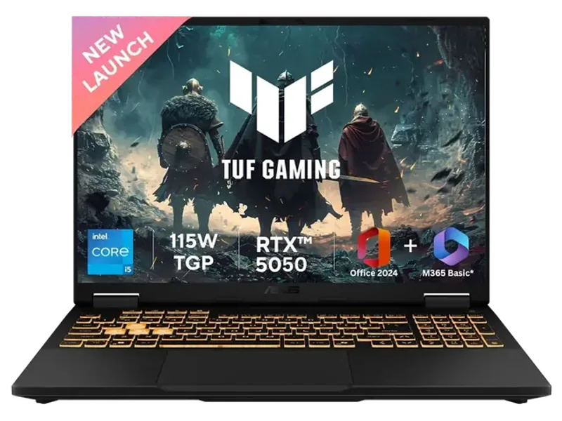 ASUS TUF F16 FX608JH-RV057WS [CI5-13450HX/16GB/1TB SSD/WIN11 HOME+MS24/16.0"/8GB-RTX5050 GRAPHICS/1 YEAR(S)/GREY]