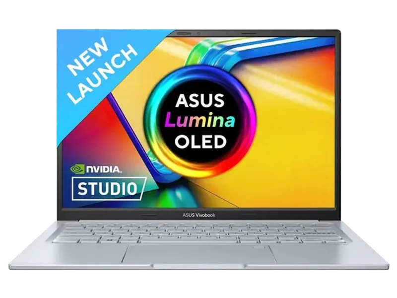 ASUS VIVOBOOK 14X OLED, INTEL CORE I9-13900H 13TH GEN, 14 INCH (35.56 CM) 2.8K 90HZ OLED, CREATOR/GAMING LAPTOP (16 GB RAM/1TB SSD/4GB RTX 3050/WIN11/BACKLIT/FINGERPRINT/SILVER/1.45 KG), K3405VCB-KM952WS