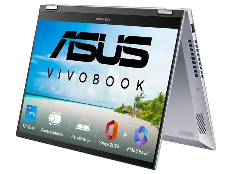 ASUS VIVOBOOK S14 FLIP 2025 TP3402VAO-LZ612WS LAPTOP (13TH GEN CORE I5/ 16GB/ 512GB SSD/ WIN11 HOME)