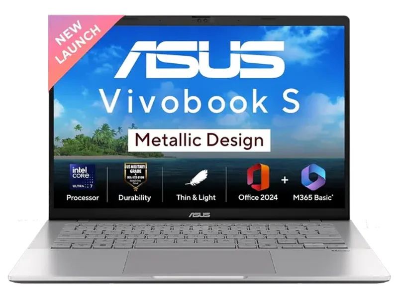 ASUS VIVOBOOK S14 S3407CA-LY084WS [ULTRA7-225H/16GB/512GB SSD/WIN11 HOME+MS24/14.0"/INTEGRATED GRAPHICS/1 YEAR(S)/SILVER]