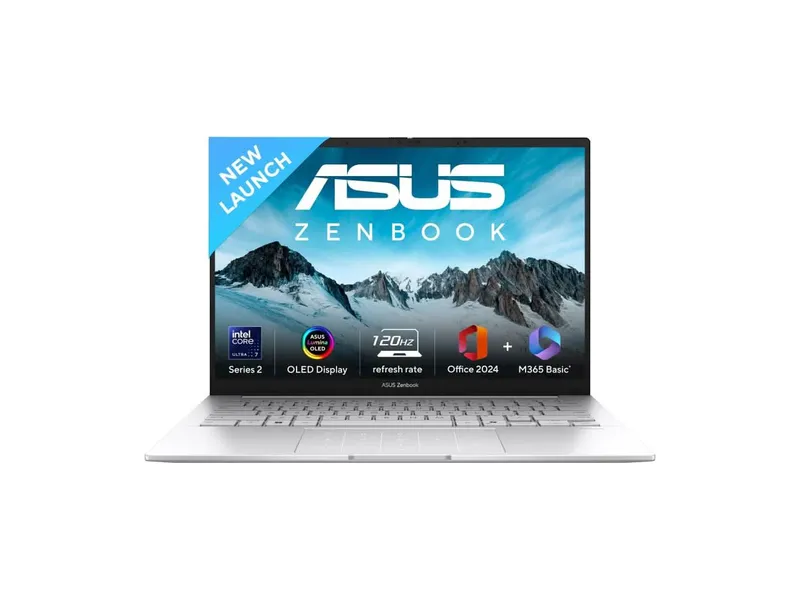 ASUS ZENBOOK 14 OLED AI UX3405CA-PZ348WS [ULTRA7-255H/32GB/1TB SSD/WIN11 HOME+MSO/14.0" TOUCH/INTEGRATED GRAPHICS/1 YEAR(S)/SILVER]