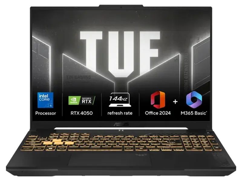 ASUS TUF GAMING F16 FX677VU-RL055WS [CORE5-210H/16GB/512GB SSD/WIN11 HOME+MS24/16.0"/6GB-RTX4050 GRAPHICS/1 YEAR(S)/GREY]
