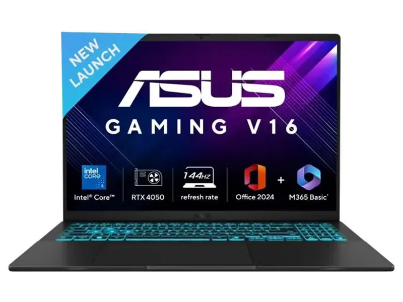 ASUS GAMING V16 V3607VU-RP550WS [CORE5-210H/16GB/512GB SSD/WIN11 HOME+MSO/16.0"/6GB-RTX4050 GRAPHICS/1 YEAR(S)/BLACK]