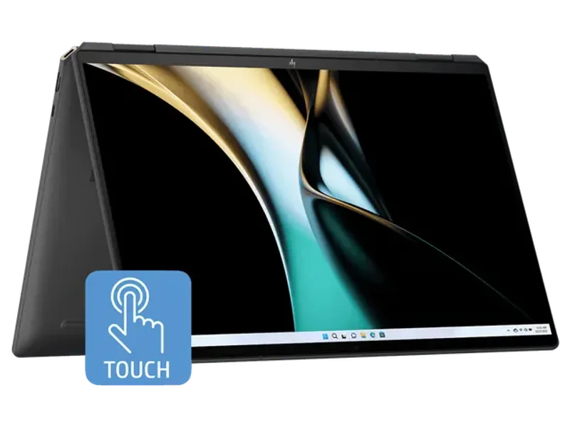 HP SPECTRE X360, INTEL EVO CORE ULTRA 7 155H, BUILT-IN AI, 16-INCH (40.6 CM), WQXGA 400 NITS 120HZ, 16GB LPDDR5X, TOUCH, 1TB SSD, FPR, 9MP IR CAMERA, BACKLIT KB (WIN 11, BLACK, 2.07 KG), AA0015TU
