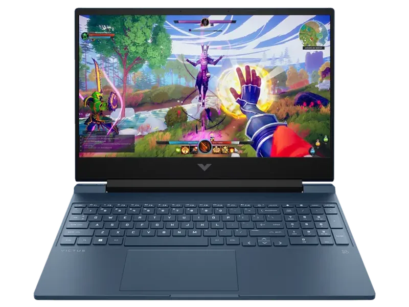 HP Victus 15-FA1278TX 13TH Generation Intel Core I5 Processorwindows 11 Home 39.6 CM (15.6) Diagonal, FHD 144 HZ Refresh Rate NVIDIA GeForce RTX 4050 6GB16 GB DDR4 RAM 512 GB SSD Hard Drive Backlit Keyboard