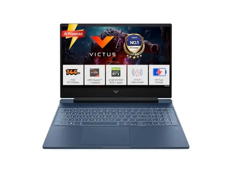 HP Victus AMD Ryzen 7 7445HS - (16 GB/512 GB SSD/Windows 11 Home/6 GB Graphics/NVIDIA GeForce RTX 4050...