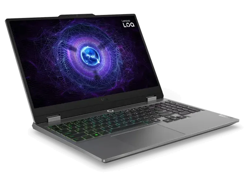 Lenovo LOQ - Intel Core I5-13450HX 15.6" (39.6cm) 83DV0144IN Gaming Laptop (24GB/ 512GB SSD/ Full HD Display/ NVIDIA GeForce RTX 3050A 4GB GDDR6/ E-Shutter/ Ethernet Port/ Windows 11 Home/ Office Home 2024/ 1YEAR Warranty/ Luna Grey/ 2.38KG)