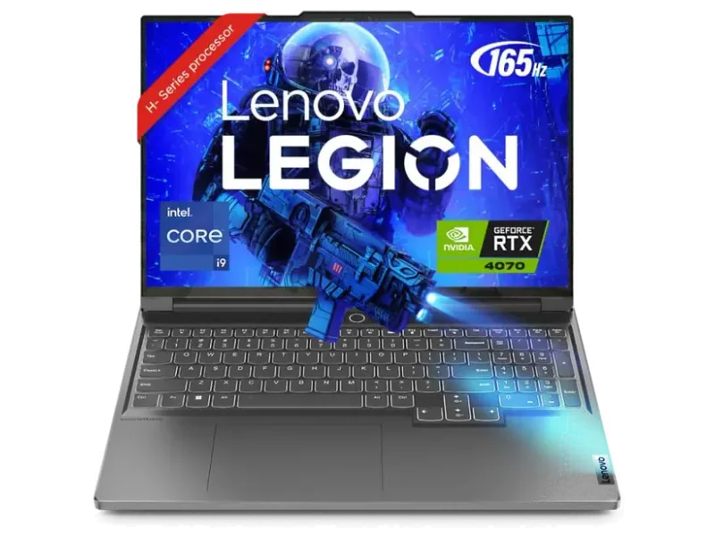 LENOVO LEGION SLIM 7 INTEL CORE I9 13TH GEN 13900H - (16 GB/1 TB SSD/WINDOWS 11 HOME/8 GB GRAPHICS/NVIDIA GEFORCE RTX 4060) 16IRH8 GAMING LAPTOP (16 INCH, STORM GREY, 2.0 KG, WITH MS OFFICE)