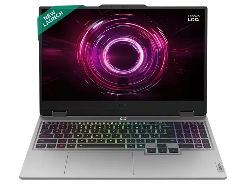 Lenovo LOQ 15AHP10 AMD Ryzen 7 Gaming Laptop (16GB, 1TB SSD, Windows 11 Home, 8GB Graphics, 15.6 Inch 144 Hz Full HD IPS Display, NVIDIA GeForce RTX 5050, Luna Grey, 2.4 KG)