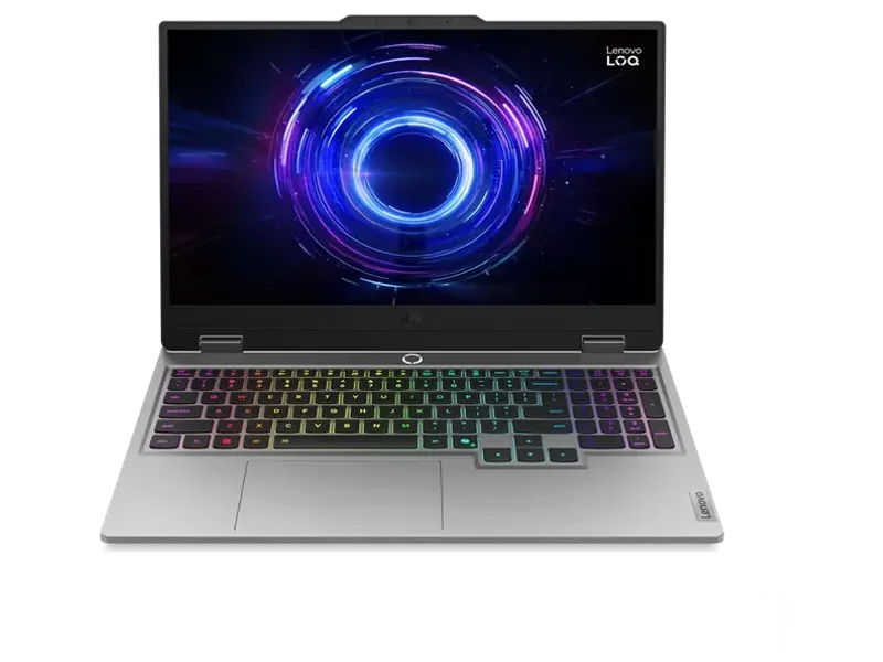 Lenovo LOQ 15IRX9 83JE00P6IN 15.6 Inch FHD Gaming Laptop, Intel Core i7-14700HX, 16GB RAM, 1TB SSD, GeForce RTX 5050 8GB, Windows 11 Home, Microsoft Office 2024, Grey