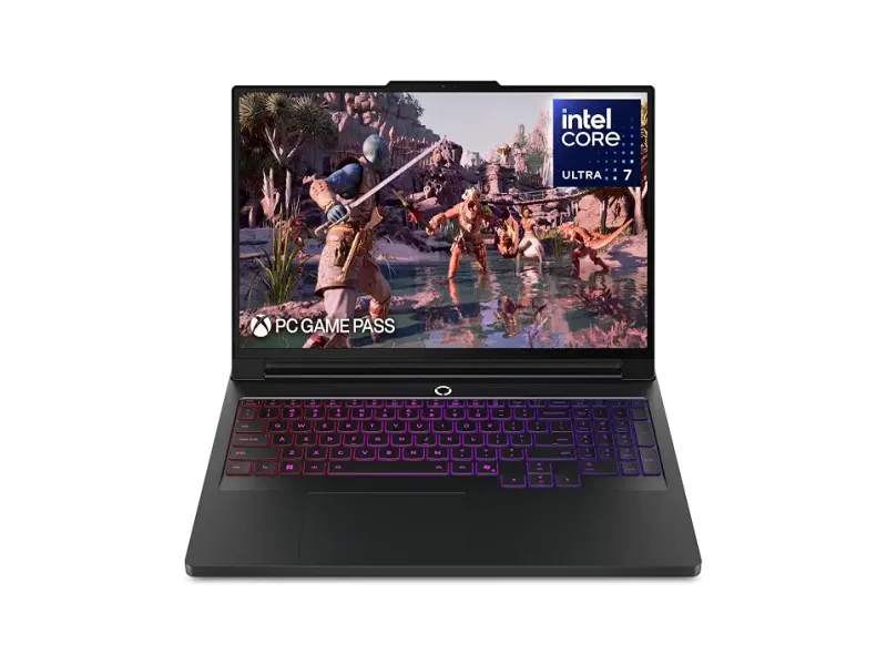 Lenovo Legion Pro 7i – AI-Powered Gaming Laptop – Intel® Core Ultra 7 255HX – 16" WQXGA PureSight OLED Display – 240Hz – NVIDIA® GeForce RTX™ 5070 Ti – 32GB Memory – 1TB Storage – PC GamePass