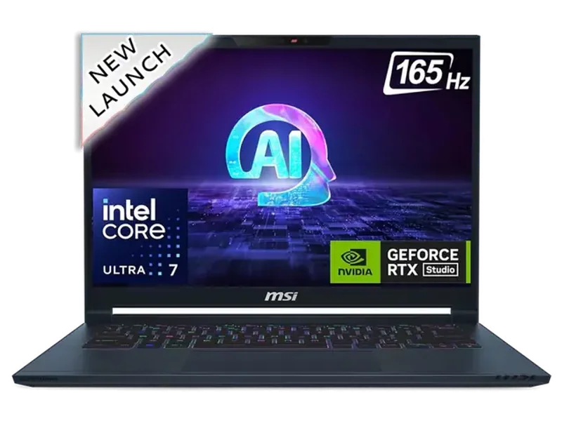 MSI STEALTH 14 AI STUDIO A1VFG-053IN GAMING LAPTOP (INTEL CORE ULTRA 7 155H/ 16GB/ 1TB SSD/ WIN11 HOME/ 8GB RTX 4060 GRAPH)