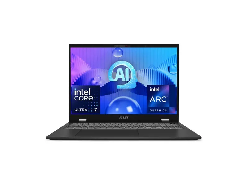 MSI PRESTIGE 16 AI EVO B1MG 054IN INTEL CORE ULTRA 7 BUSINESS LAPTOP (16GB, 512GB SSD, WINDOWS 11 HOME, 16 INCH QHD PLUS DISPLAY, MS OFFICE 2021, STELLAR GRAY, 1.5 KG)