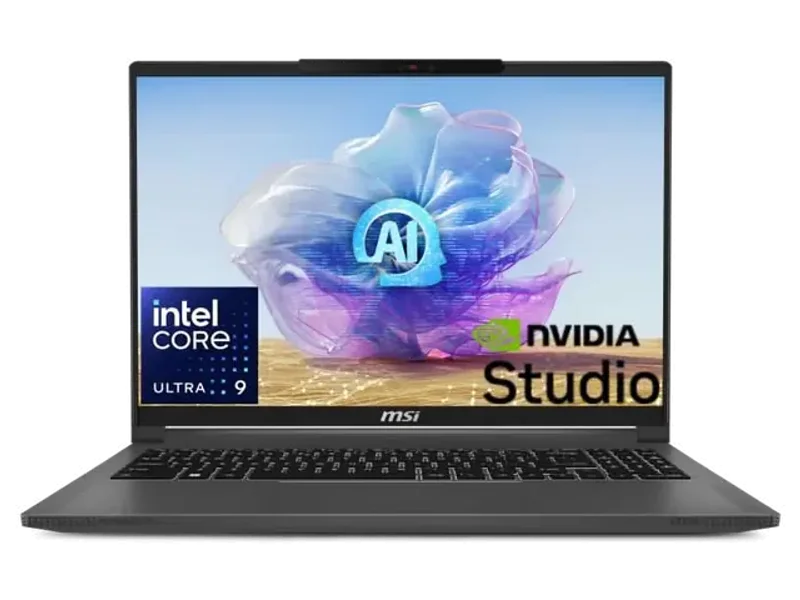 MSI CREATOR 16 STUDIO AI PC INTEL CORE ULTRA 9 1ST GEN 185H - (64 GB/2 TB SSD/WINDOWS 11 HOME/16 GB GRAPHICS/NVIDIA GEFORCE RTX 4090/120 HZ) CREATOR 16 AI STUDIO A1VIG-057IN CREATOR LAPTOP (16 INCH, LUNAR GREY, 1.99 KG)