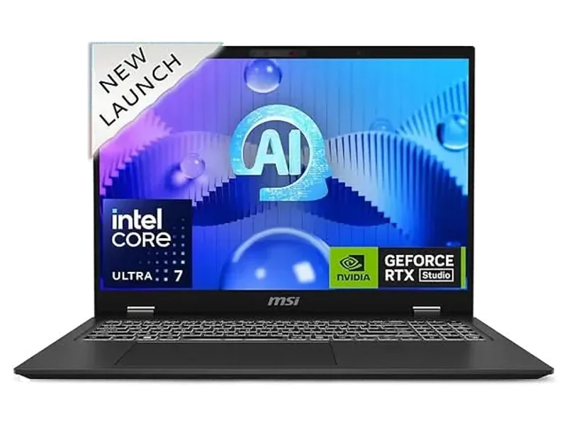 MSI PRESTIGE 16 AI STUDIO B1VFG-070IN LAPTOP ( INTEL CORE ULTRA 7/ 32GB/ 1TB SSD/ WIN11/ 8GB GRAPHICS)