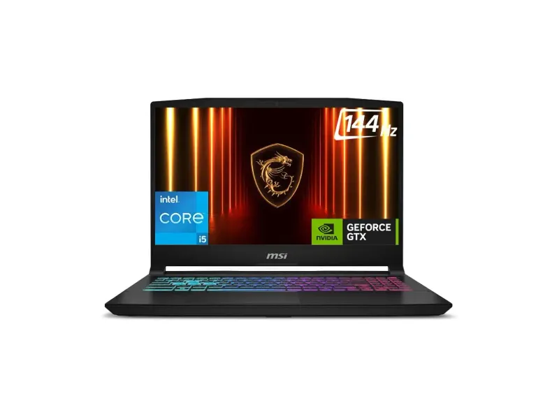 MSI Katana 15 HX, Intel 14th Gen. i5-14450HX, 40cm FHD 144Hz Gaming Laptop (16GB/512GB NVMe SSD/Windows 11 Home/NVIDIA GeForce RTX 5050, Black/2.4Kg) B14WEK-104IN