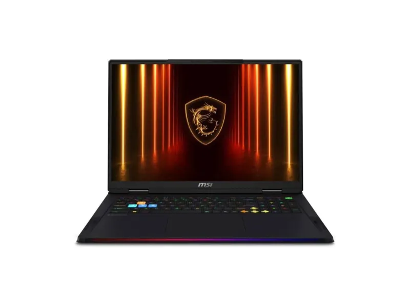 MSI RAIDER 18 HX AI INTEL CORE ULTRA 9 285HX - (64 GB/4 TB SSD/WINDOWS 11 HOME/16 GB GRAPHICS/NVIDIA GEFORCE RTX 5080/120 HZ) RAIDER 18 HX AI A2XWIG-255IN GAMING LAPTOP (18 INCH, CORE BLACK, 3.6 KG)