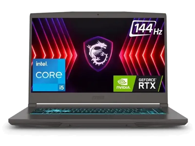 MSI Thin 15, Intel 13th Gen. i5-13420H, 40cm FHD 144Hz Gaming Laptop (16GB/512GB NVMe SSD/Windows 11 Home/NVIDIA GeForce RTX 3050, GDDR6 4GB/Cosmos Gray/1.86Kg) B13UC-125IN
