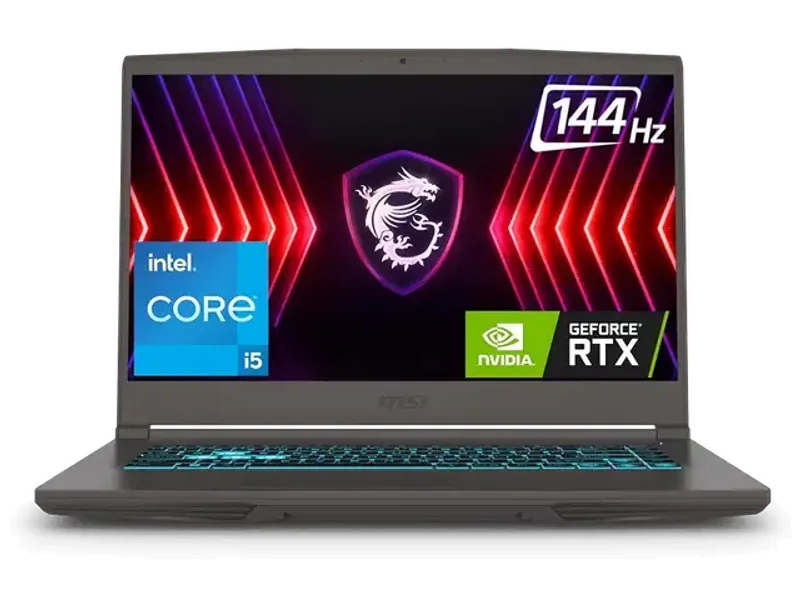 MSI Thin 15, Intel 13th Gen. Core i5-13420H, 40cm FHD 144Hz Gaming Laptop(16GB/512GB NVMe SSD/Windows 11 Home/NVIDIA GeForce RTX 2050,GDDR6 4GB /Cosmos Gray/1.86Kg), B13UCX-1807IN