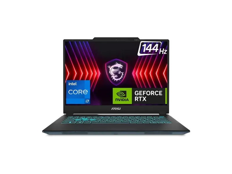 MSI Cyborg 14 Intel Core I7 13TH GEN 13620H - (16 GB/512 GB SSD/Windows 11 Home/6 GB Graphics/NVIDIA GeForce RTX 4050) Cyborg 14 A13VE-201IN Gaming Laptop (14 Inch, Translucent Black, 1.6 KG, With MS Office)