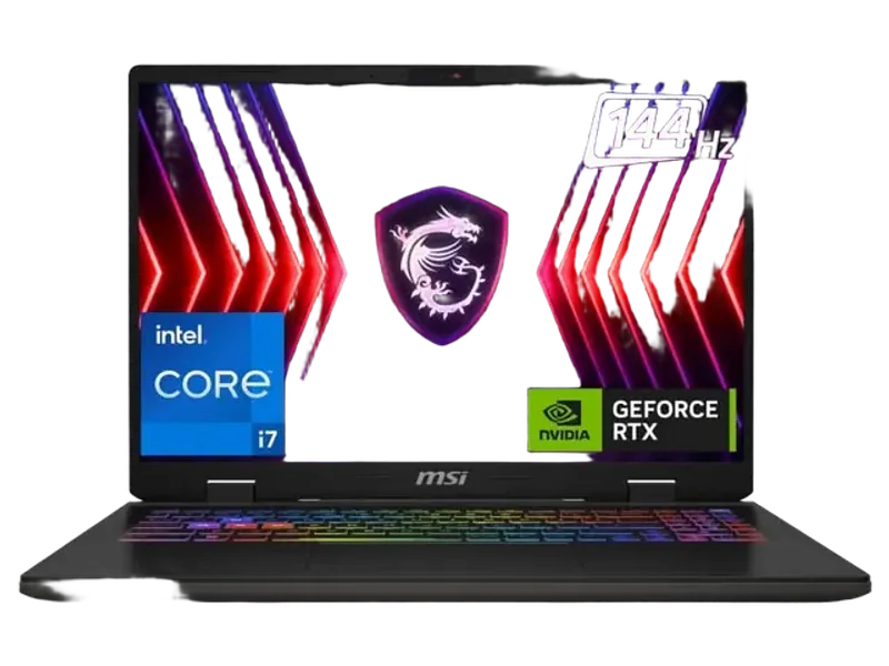 MSI Sword 16 HX Intel Core I7 13TH GEN 13700HX - (16 GB/1 TB SSD/Windows 11 Home/8 GB Graphics/NVIDIA GeForce RTX 4060/144 HZ) Sword 16 HX B13VFKG-653IN Gaming Laptop (16 Inch, Cosmos Gray, 2.3 KG, With MS Office)
