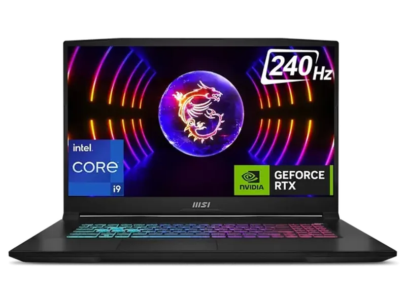 MSI KATANA 17 B13VGK-1230IN [CI9-13900H 13TH GEN/16GB/1TB SSD/WIN11 HOME/17.0 INCH/8GB-RTX4070 GRAPHICS /2 YEAR(S)/BLACK]