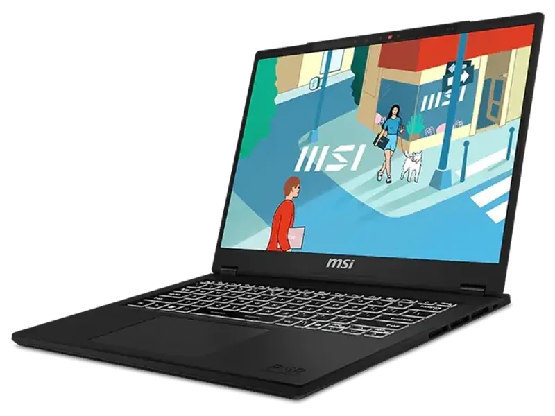 MSI Modern 14 H D13MG-409IN, Intel i5-13420H, 8GBx2, 512GB SSD, IPS-Level FHD+ 14 Inch Black