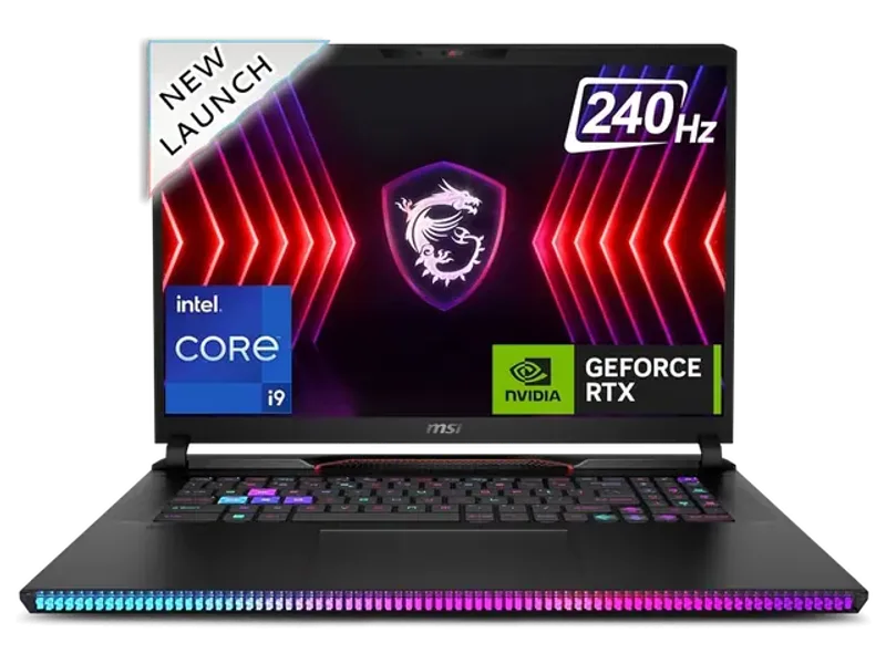 MSI RAIDER GE78 HX 14VHG-805IN GAMING LAPTOP (14TH GEN CORE I9/ 32GB/ 2TB SSD/ WIN11 HOME/RTX 4080 12GB GRAPH)