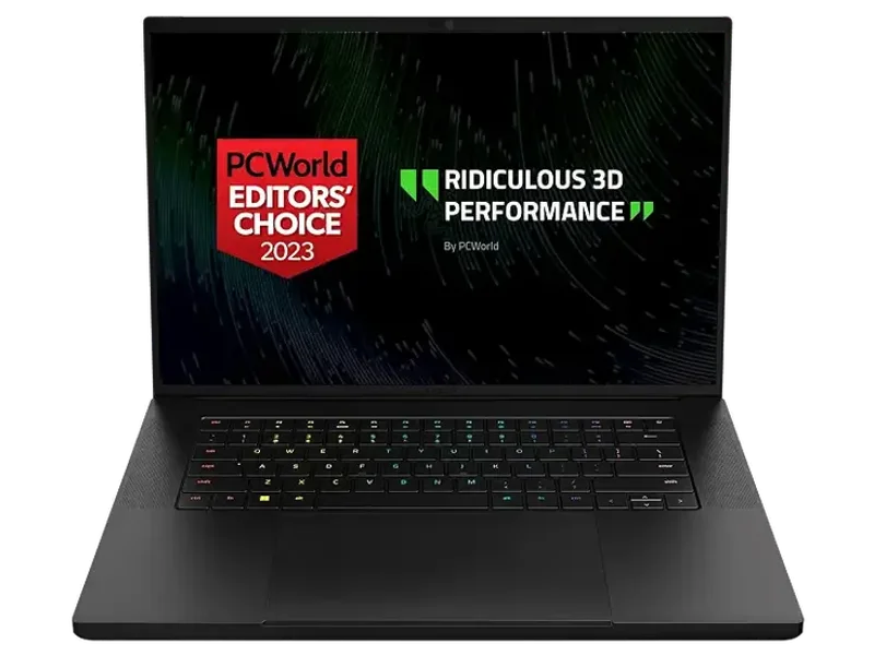 Razer Blade 16 Gaming-Laptop: NVIDIA GeForce RTX 4070 13th Gen Intel 24-Core i9 HX CPU - 16" QHD+ 240Hz 16GB-RAM - 1TB SSD CNC Aluminum Compact GaN-Charger - Windows 11 Chroma RGB