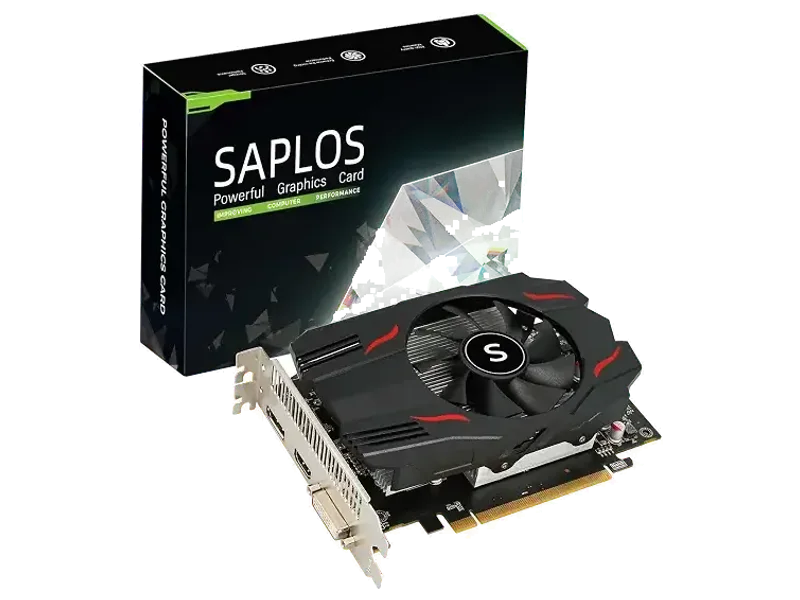 Radeon RX 550 pci_e_x8 Graphics Card, 4GB, GDDR5, 128-Bit, DP/DVI-D/HDMI, Video Card for PC Gaming, 4k@60Hz Output, Computer GPU (Large Size)