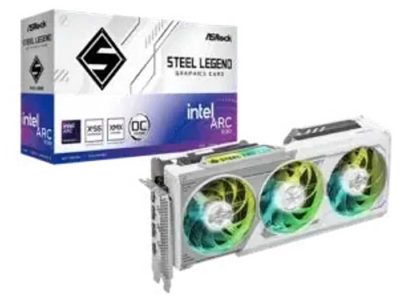 Asrock Intel Arc B580 Steel Legend 12GB OC Graphic Card B580 SL 12GO