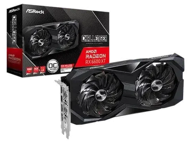 ASROCK Radeon RX 6600 XT Challenger D OC 8GB AMD Graphic Card