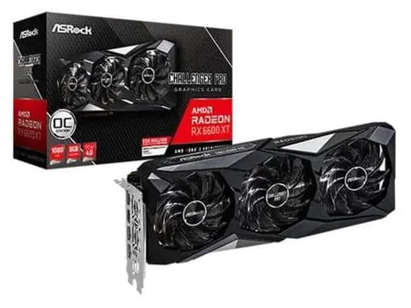 ASROCK Radeon RX 6600 XT Challenger Pro OC 8GB AMD Graphic Card