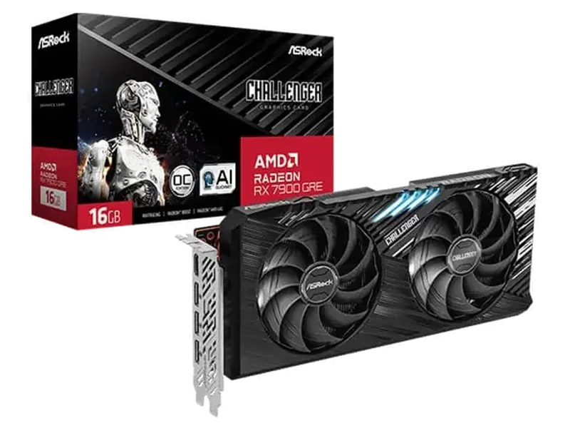 ASROCK Radeon RX 7900 GRE Challenger OC 16GB AMD Graphic Card