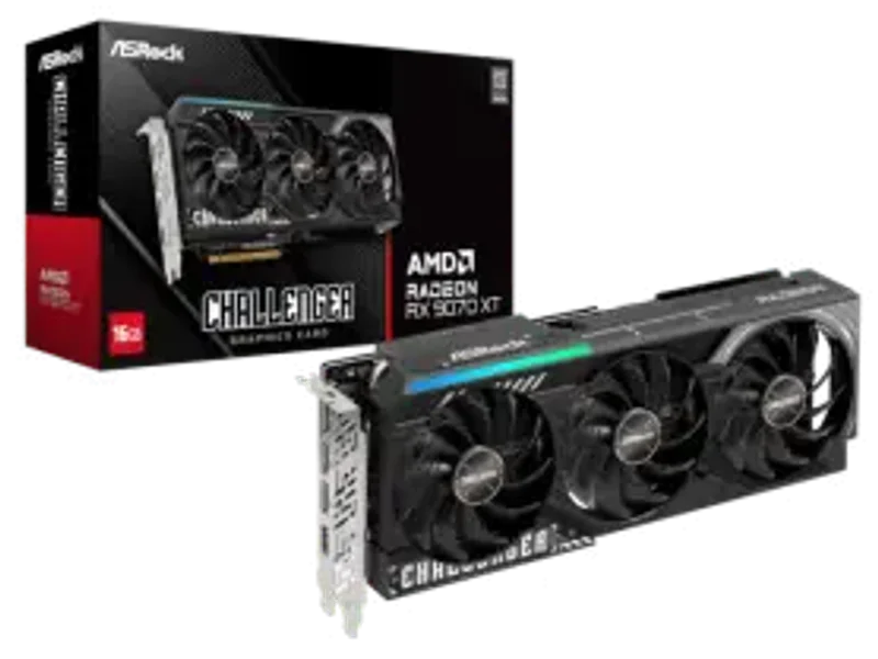 ASRock AMD Radeon RX 9070 XT Challenger 16GB GDDR6