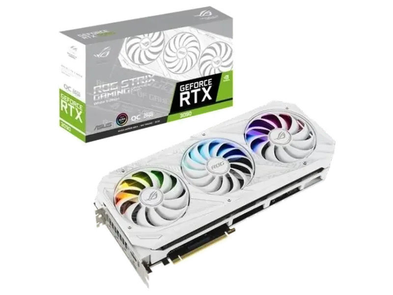 ASUS ROG Strix Gaming GeForce RTX 3090 OC 24 White Nvidia Graphic Card
