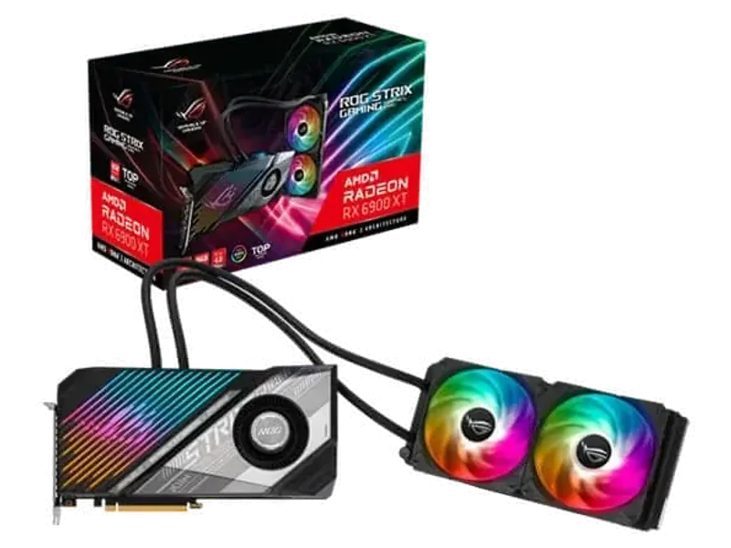 ASUS ROG Strix Gaming Radeon RX 6900 XT 16GB AMD Graphic Card With 240mm ARGB CPU Liquid Cooler