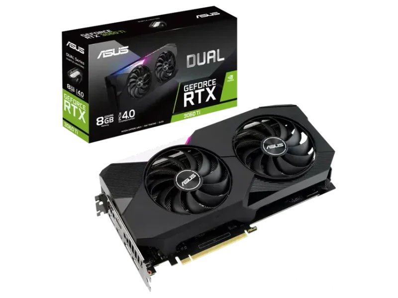 ASUS Dual GeForce RTX 3060 Ti Gaming 8GB Nvidia Graphic Card
