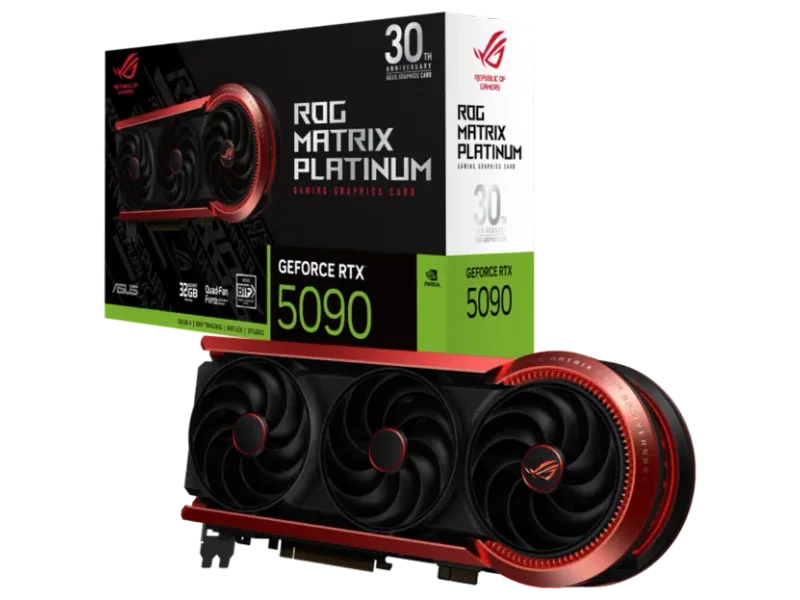 ASUS ROG Matrix Platinum Geforce RTX 5090 32GB 30th Anniversary Edition NVIDIA Graphic Card