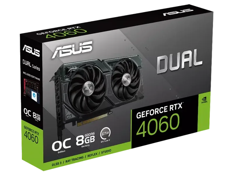 ASUS Dual GeForce RTX 4060 OC Edition 8GB Nvidia Graphic Card