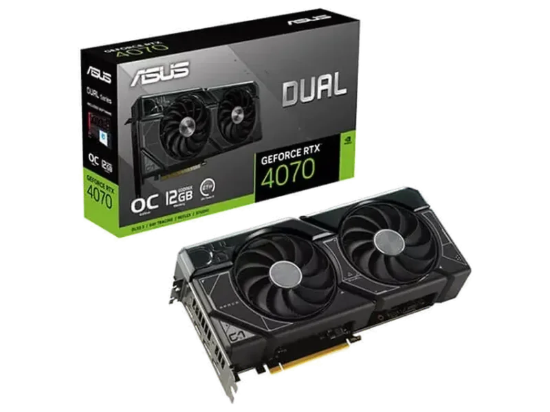 ASUS Dual GeForce RTX 4070 OC Edition 12GB Nvidia Graphic Card