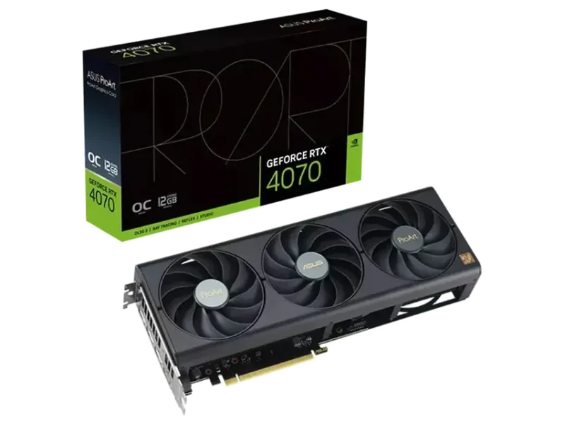 ASUS ProArt GeForce RTX 4070 OC Edition 12GB Nvidia Graphic Card