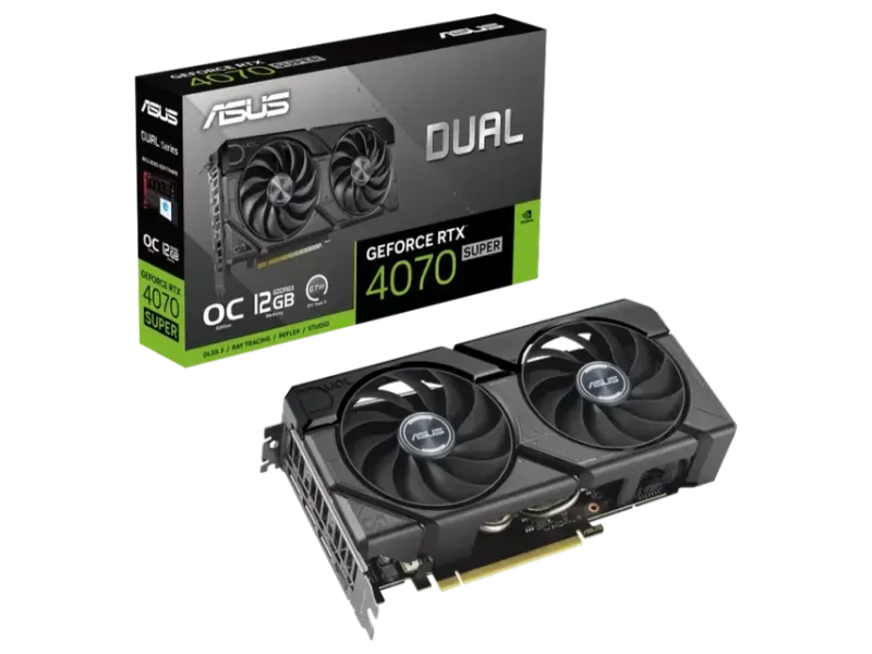 ASUS Dual GeForce RTX 4070 SUPER EVO OC Edition 12GB NVIDIA Graphic Card