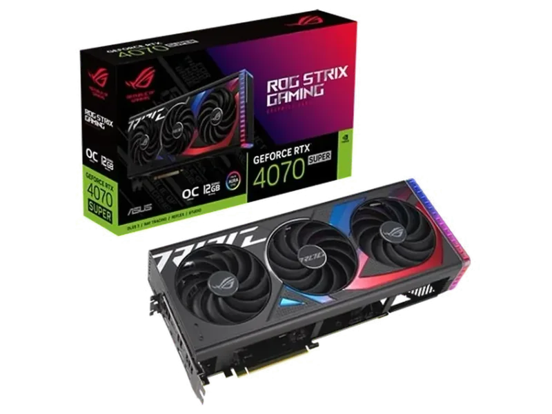 Asus ROG Strix Geforce RTX 4070 Super OC 12GB NVIDIA Gaming Graphics Card