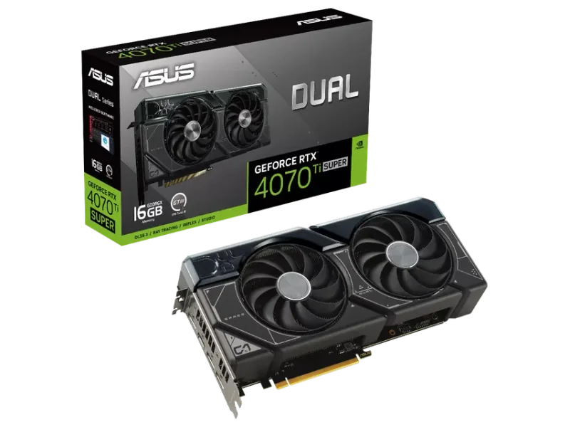 ASUS Dual GeForce RTX 4070 Ti Super 16GB Nvidia Graphic Card