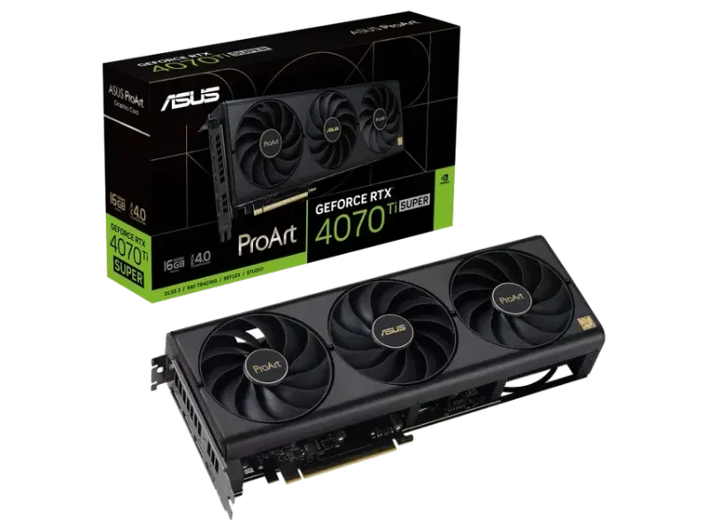ASUS ProArt GeForce RTX 4070 Ti Super 16GB Nvidia Graphic Card