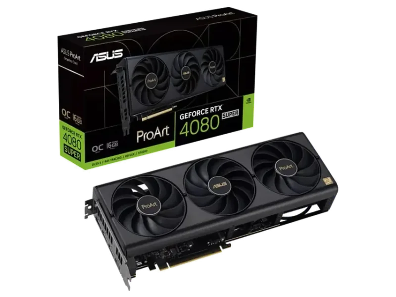 ASUS ProArt GeForce RTX 4080 Super OC Edition 16GB Nvidia Graphic Card