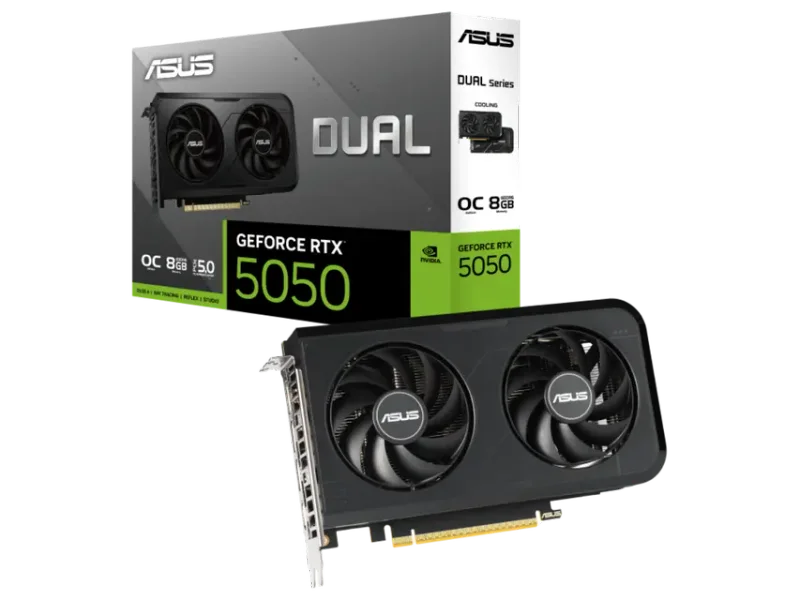 ASUS Dual GeForce RTX 5050 OC Edition 8GB Nvidia Graphic Card