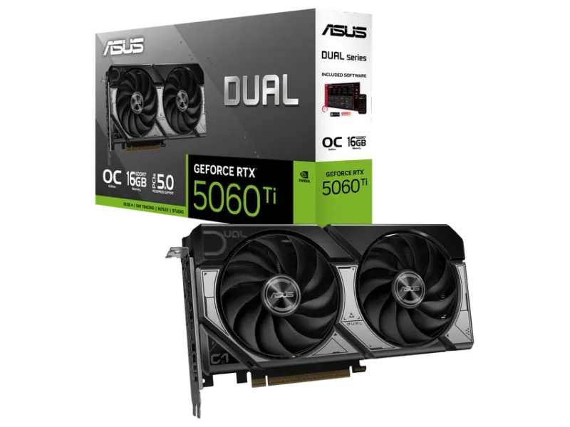 ASUS DUAL GEFORCE RTX 5060 TI 16GB GDDR7 OC EDITION