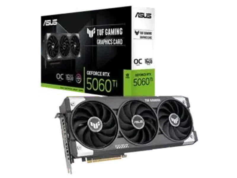 ASUS TUF Gaming GeForce RTX 5060 Ti 16GB GDDR7 OC Edition Graphic Card TUF-RTX5060TI-O16G-GAMING